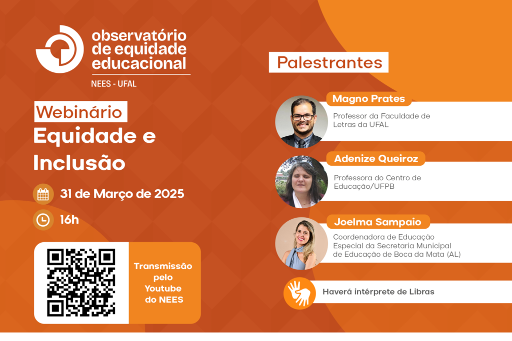 card informativo contendo informações sobre palestrantes e link do evento