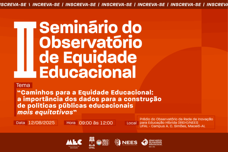 Seminário em Maceió vai discutir caminhos para a equidade educacional com foco no uso estratégico de dados